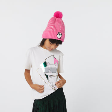 KARL LAGERFELD Playera para niña y adolescente